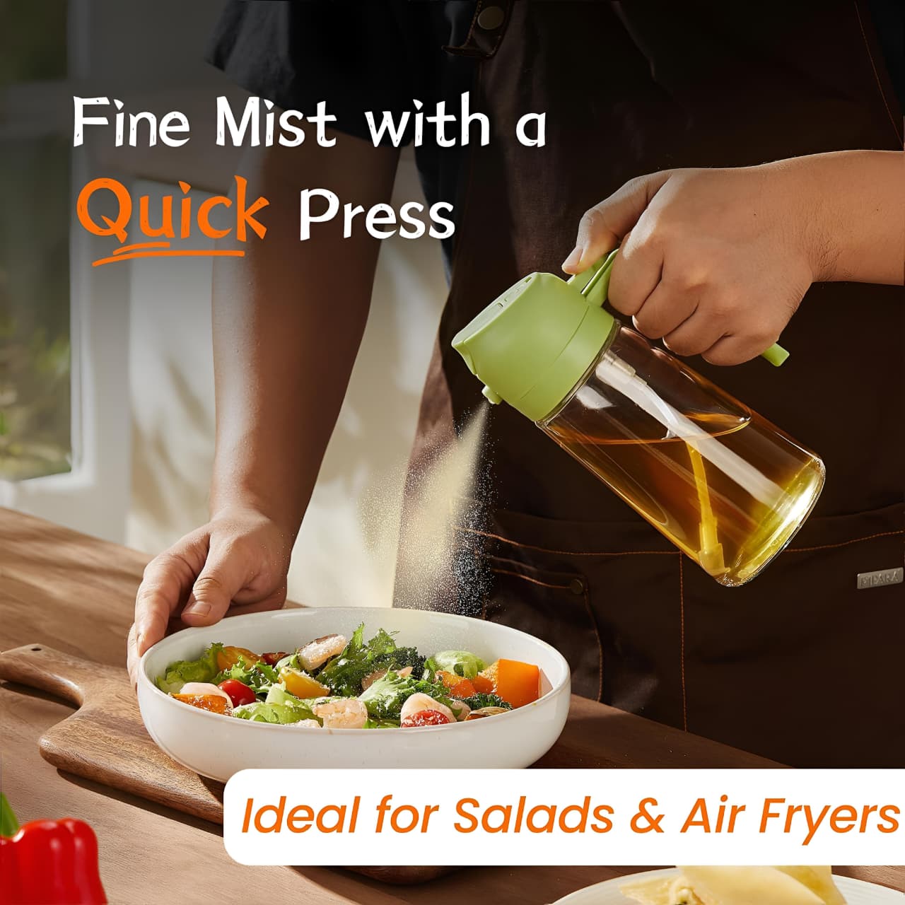 2 in 1 Oil Sprayer Bottle