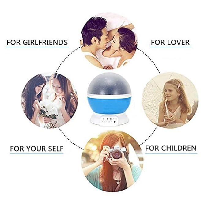 360° Moon Light Projector