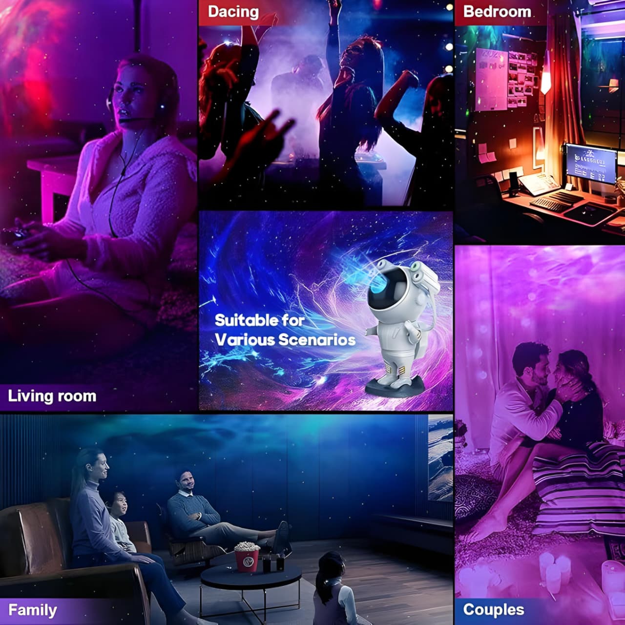 Astronaut Galaxy Projector