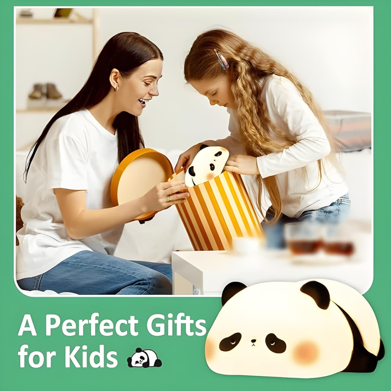Lying Panda Night Lamp