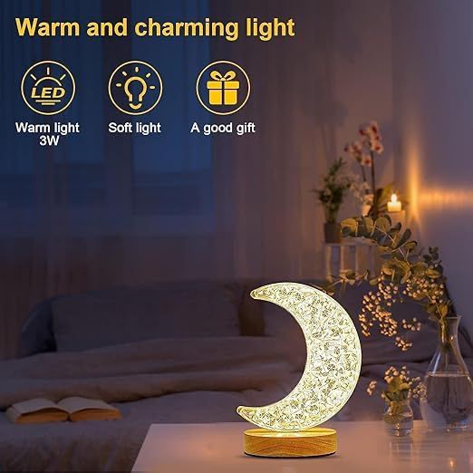 Moon Crystal Lamp
