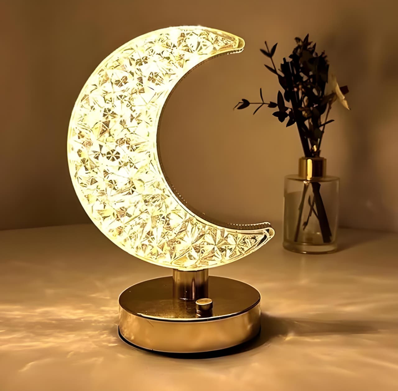 Moon Crystal Lamp