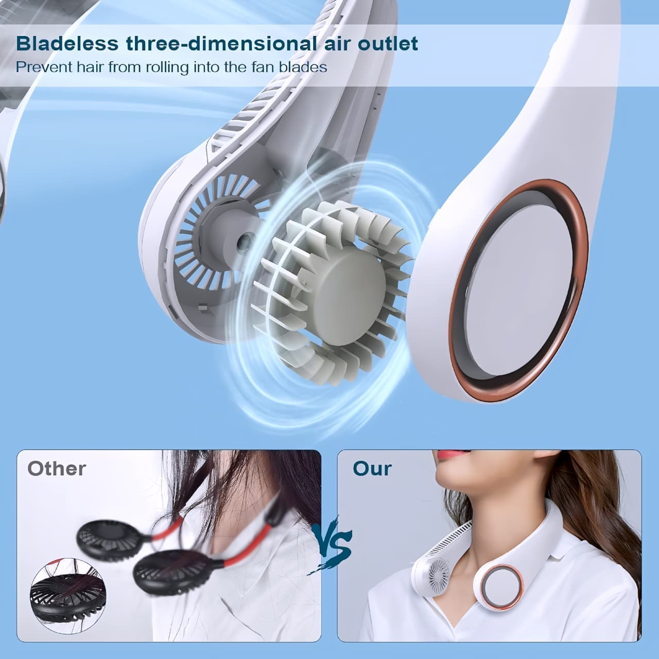 Portable Neck Fan