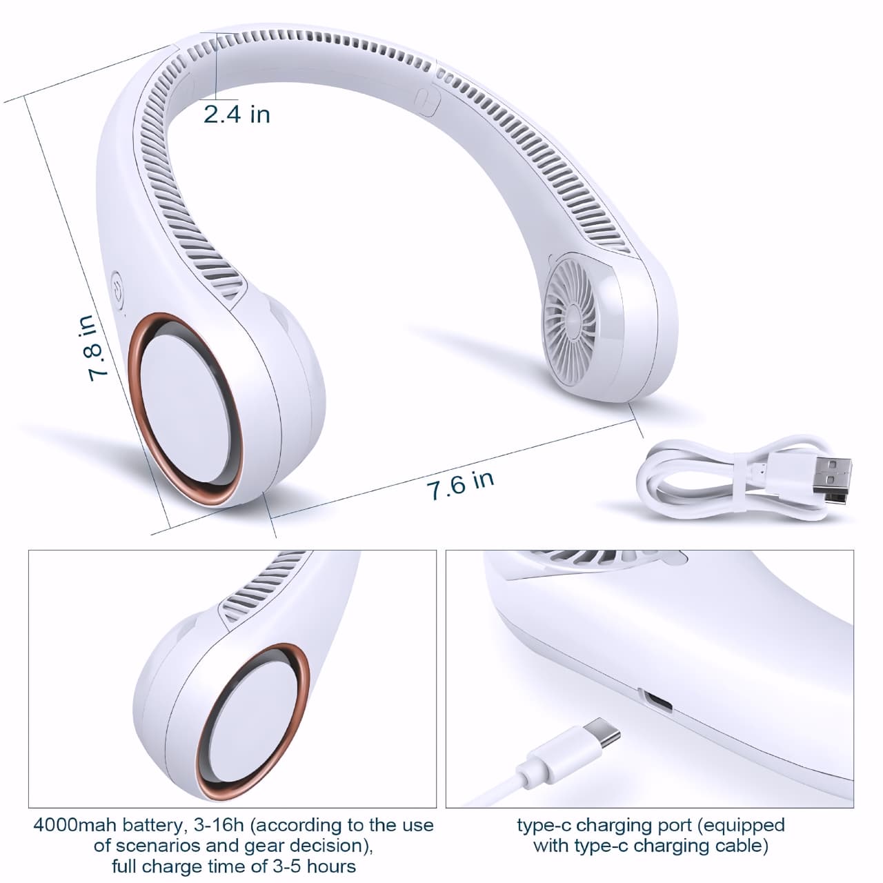 Portable Neck Fan