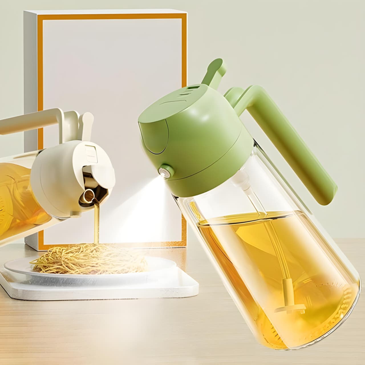 2 in 1 Oil Sprayer Bottle