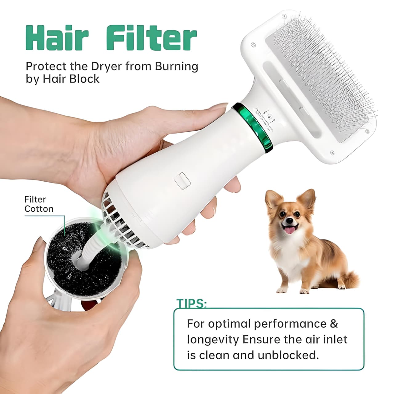 Pet Grooming Dryer with Steam