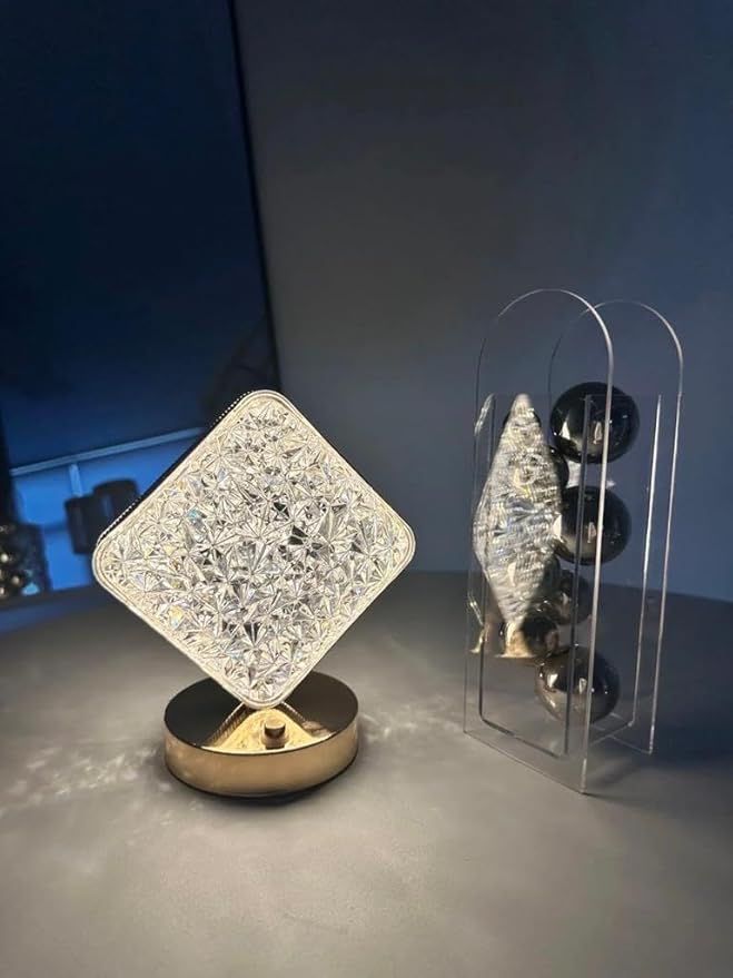 Square Crystal Lamp