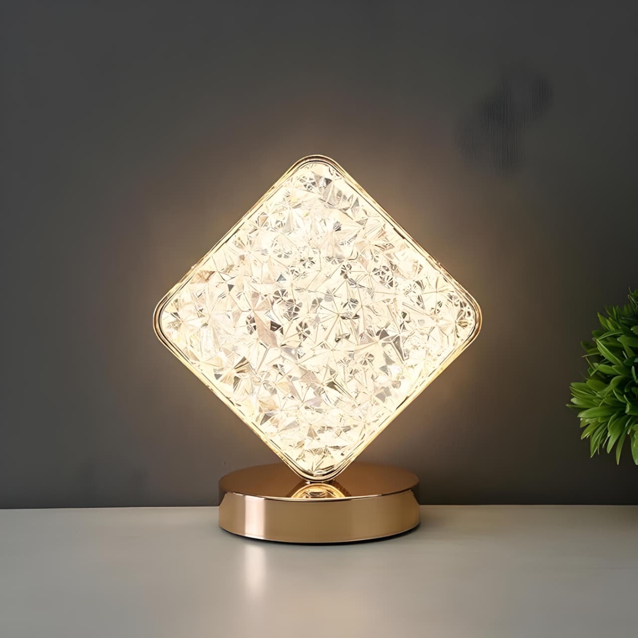Square Crystal Lamp